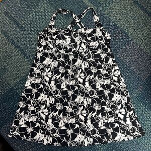 LANDS END Swimdress size 16W with underwire NWOT